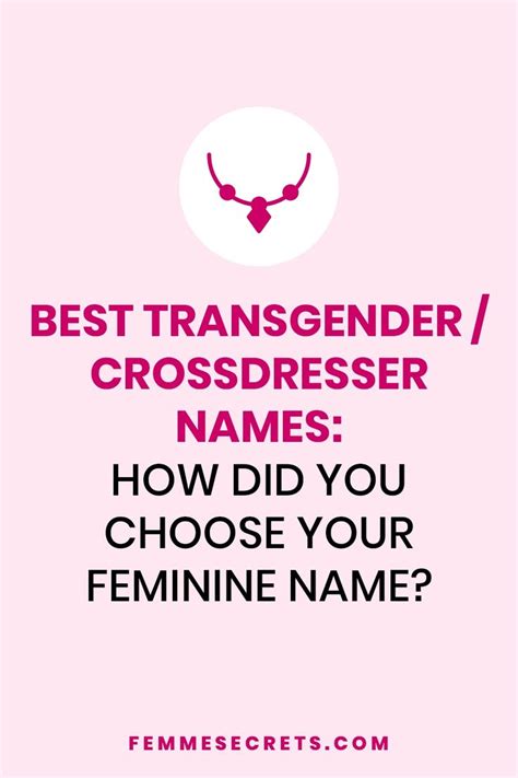 crossdresser name generator.